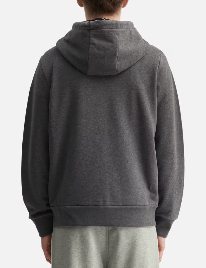 Monogram Cotton Zip-Up Hoodie