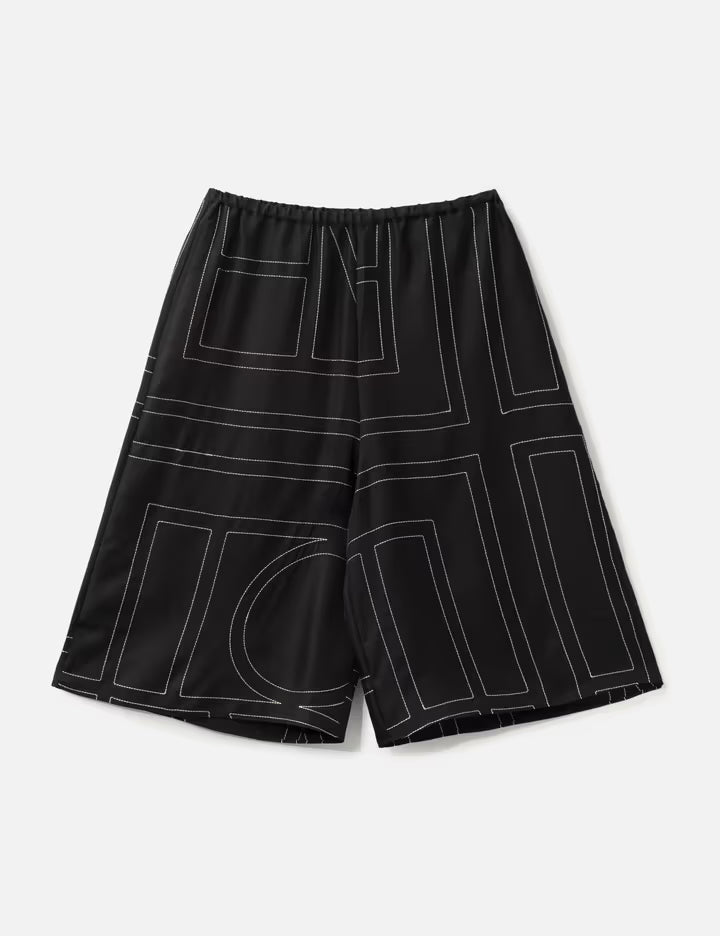 Monogram Silk PJ Culottes