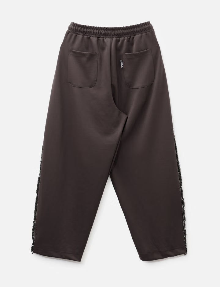 Multi Lace Trim One Tuck Track Pants