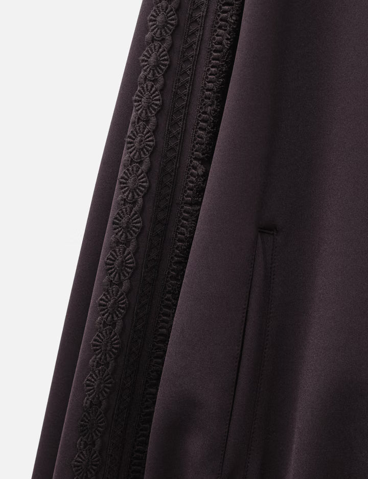 Multi Lace Trim Raglan Track Jacket