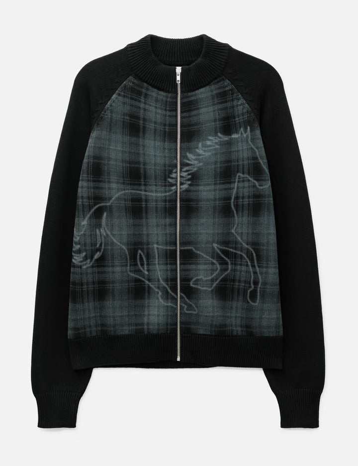 Mustang Zip-Thru Knit Sweater