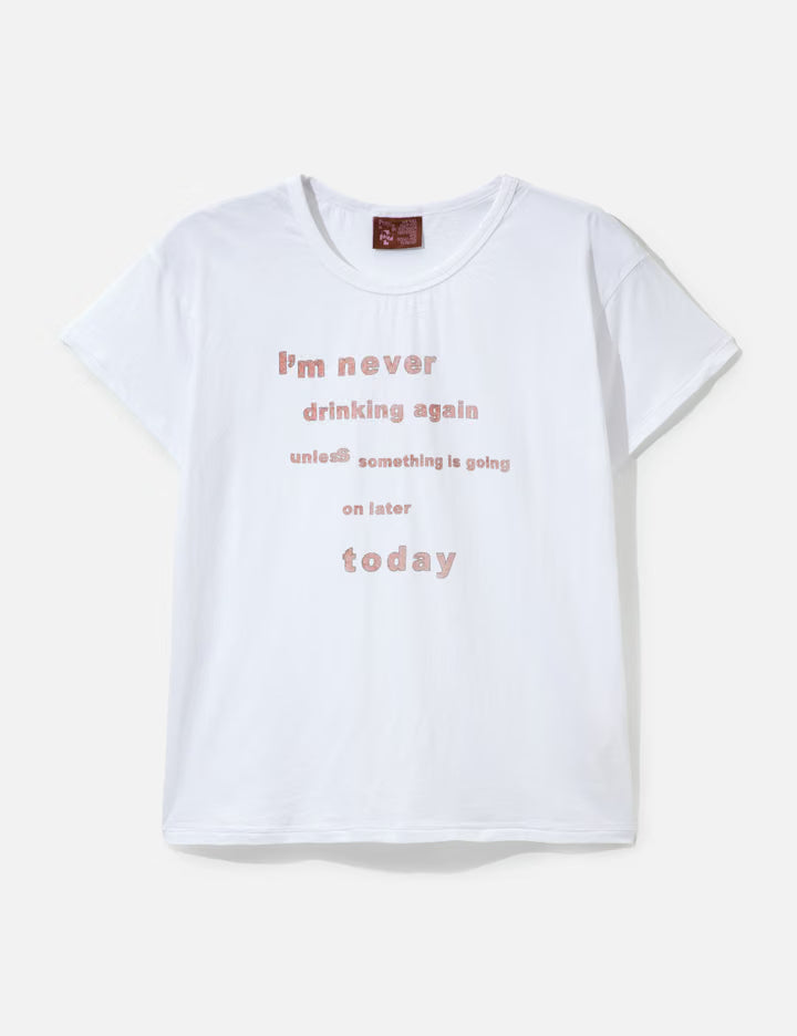 Never Drinking Again Mens T-Shirt