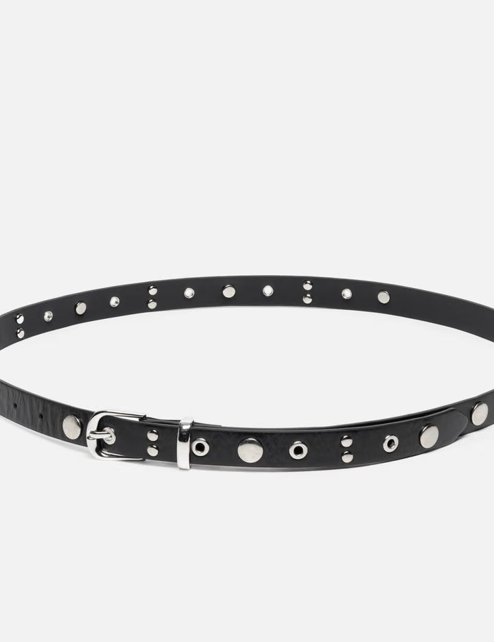 New Eyelet Leather Belt