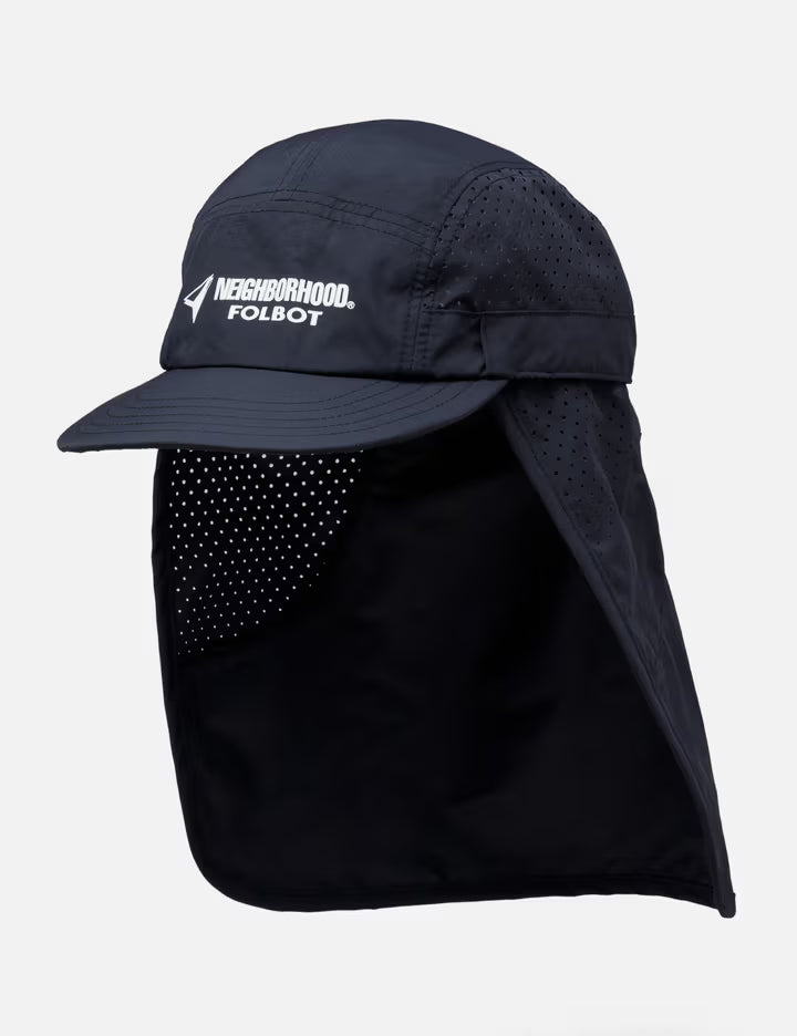 NEIGHBORHOOD × FOLBOT SUNSHADE JET CAP NH X Folbot Sunshade Jet Cap