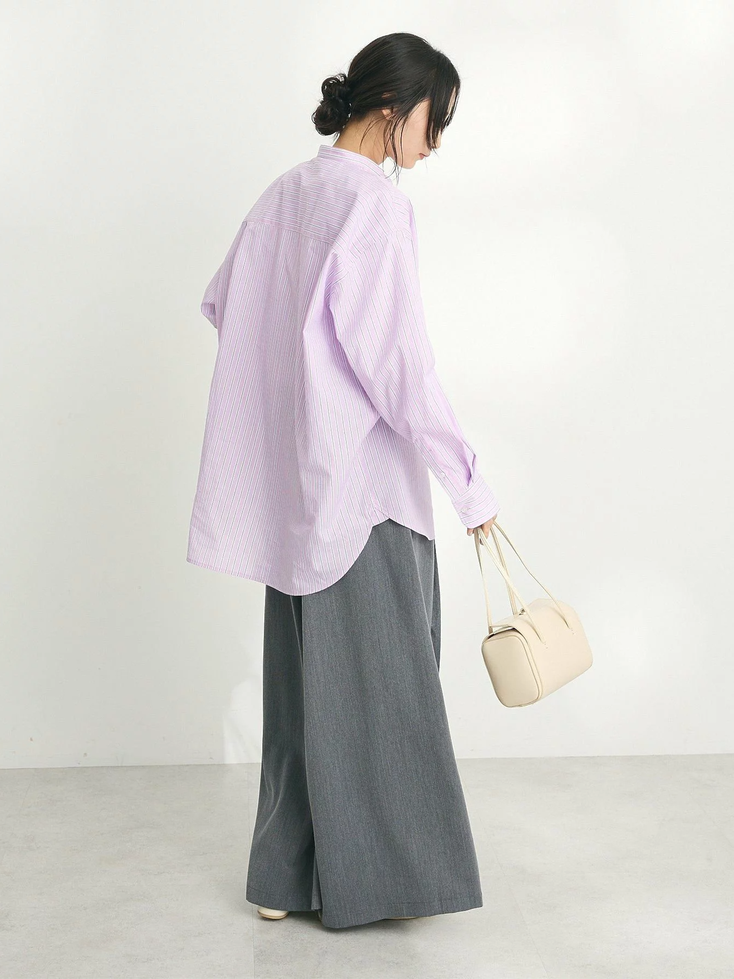 Hayato Band Collar Shirt