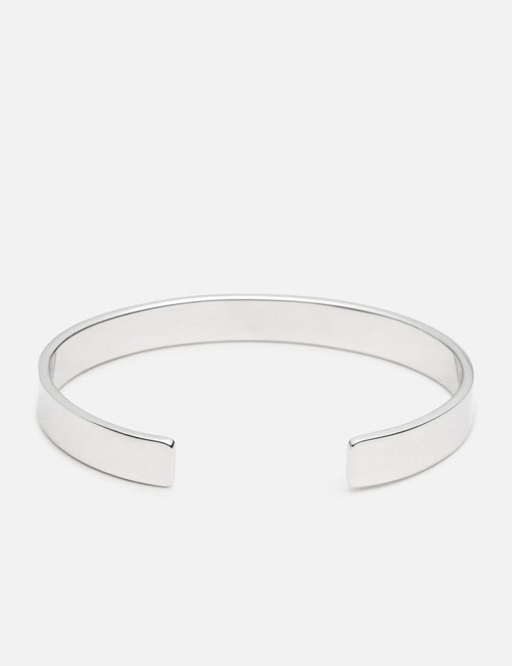 Numeric Minimal Signature Cuff Bracelet