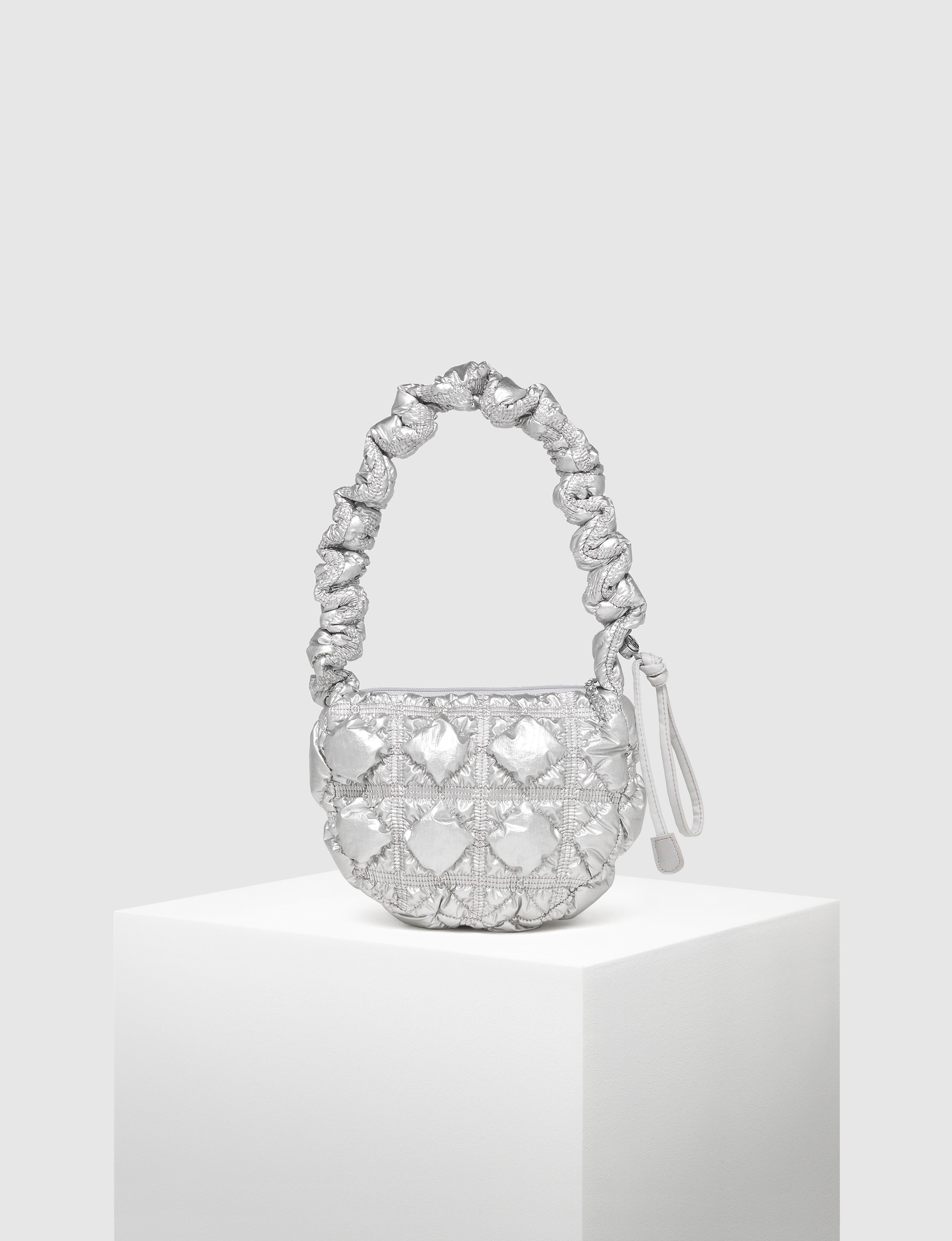 Carlyn Bag Korea - Poing - Silver: "Silver Poing Bag"
