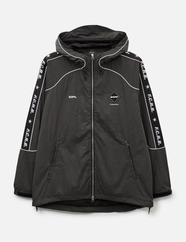 Nylon Chambray Practice Hooded Jacket