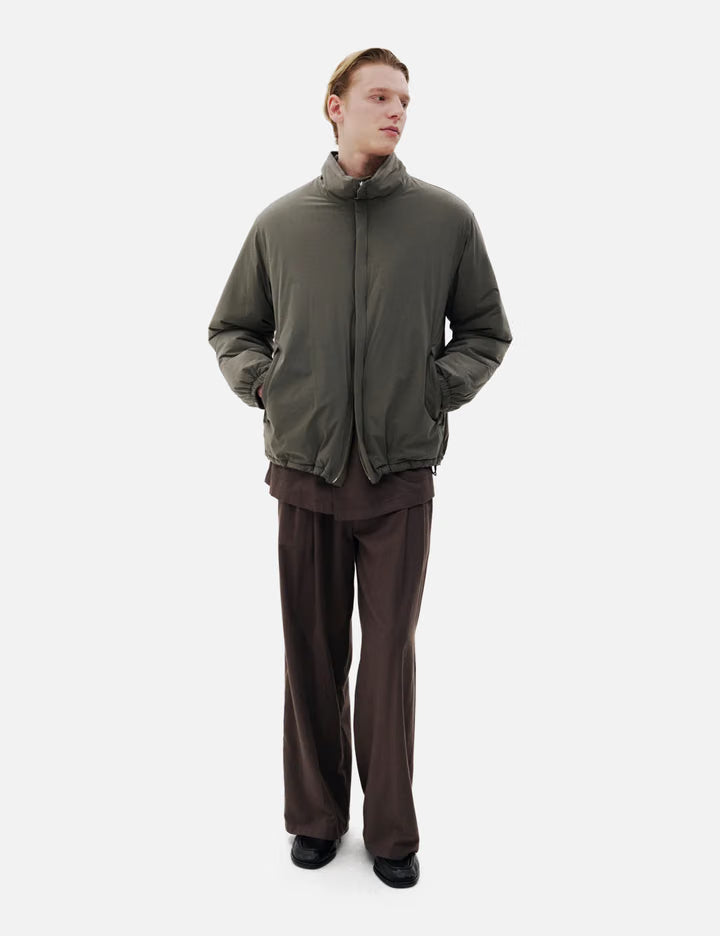Super Stretch Recycle Nylon Taffeta Puffer Stand Blouson