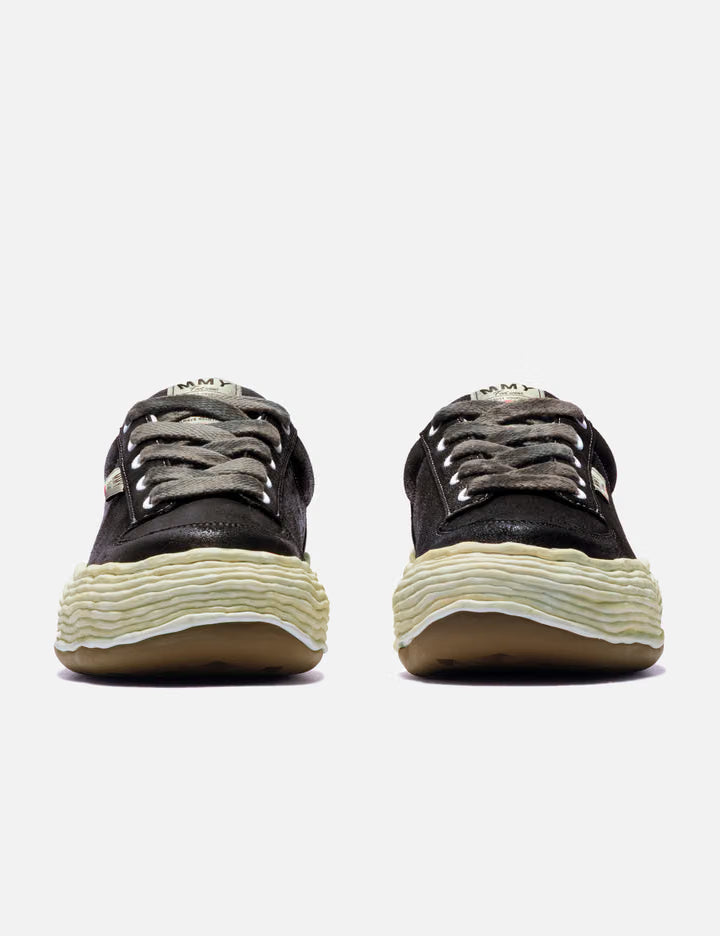 Oliver Waxed Suede Low-Top Sneakers