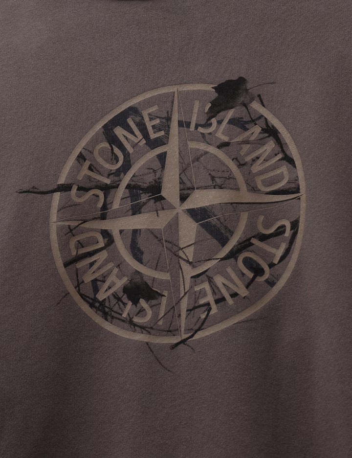 Organic Cotton Fleece Oversized-Fit Crewneck Sweatshirt