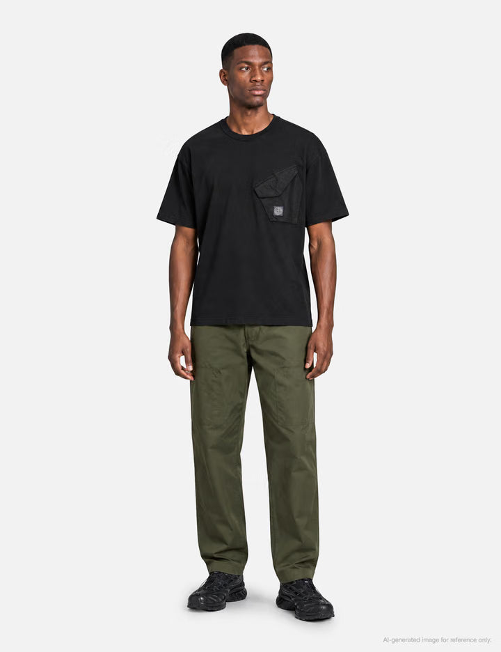 Organic Cotton Jersey T-Shirt With Chest Pocket