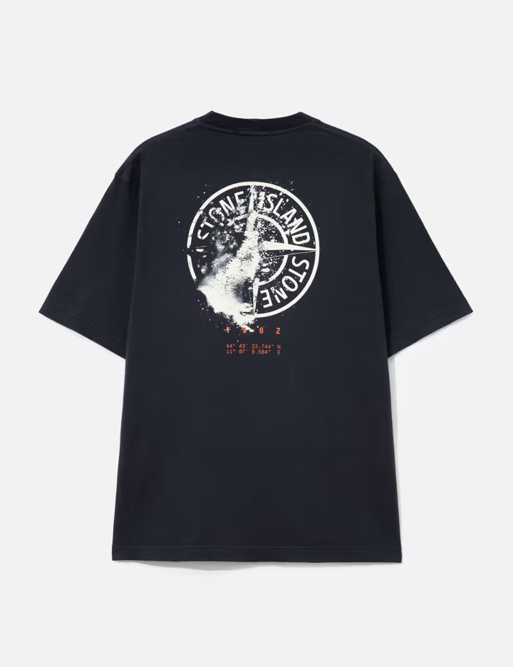 Organic Cotton Jersey T-Shirt With 'Desert' Print