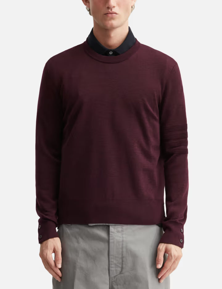 Ottoman Milano Stitch 4-Bar Bomber Pullover