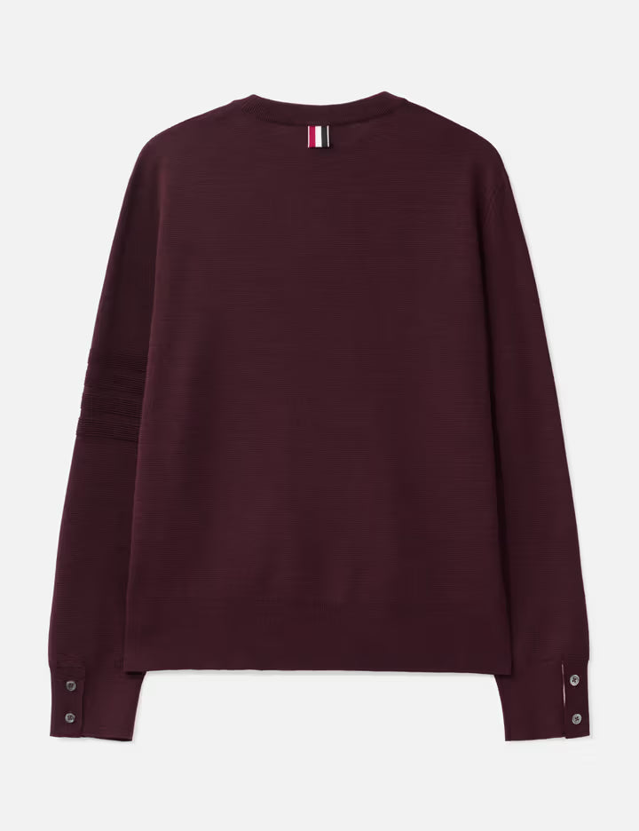 Ottoman Milano Stitch 4-Bar Bomber Pullover