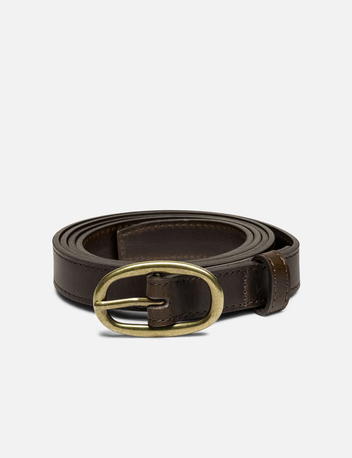 Oval Leather Belt