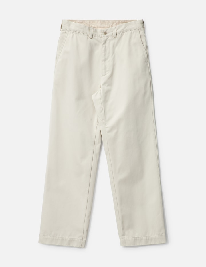 Wide Straight Chino Pants