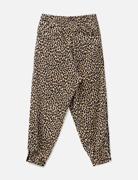 Leopard Velvet Track Pants