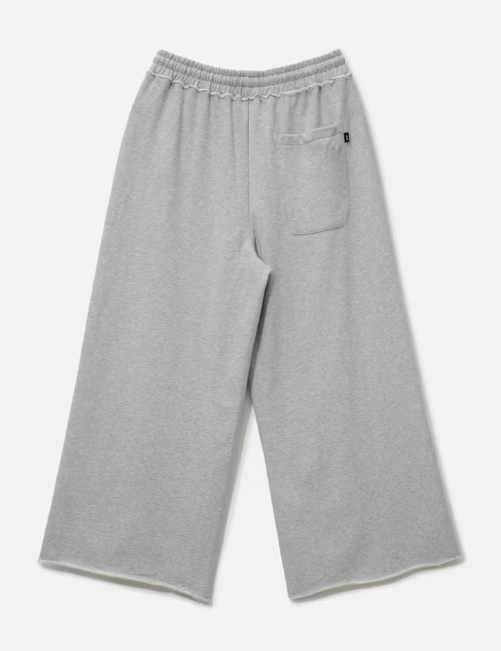 Mikheil Wide Sweat Pants With Embroidery