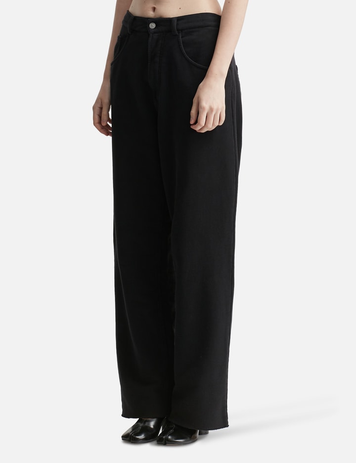Wide-leg Cotton Trousers