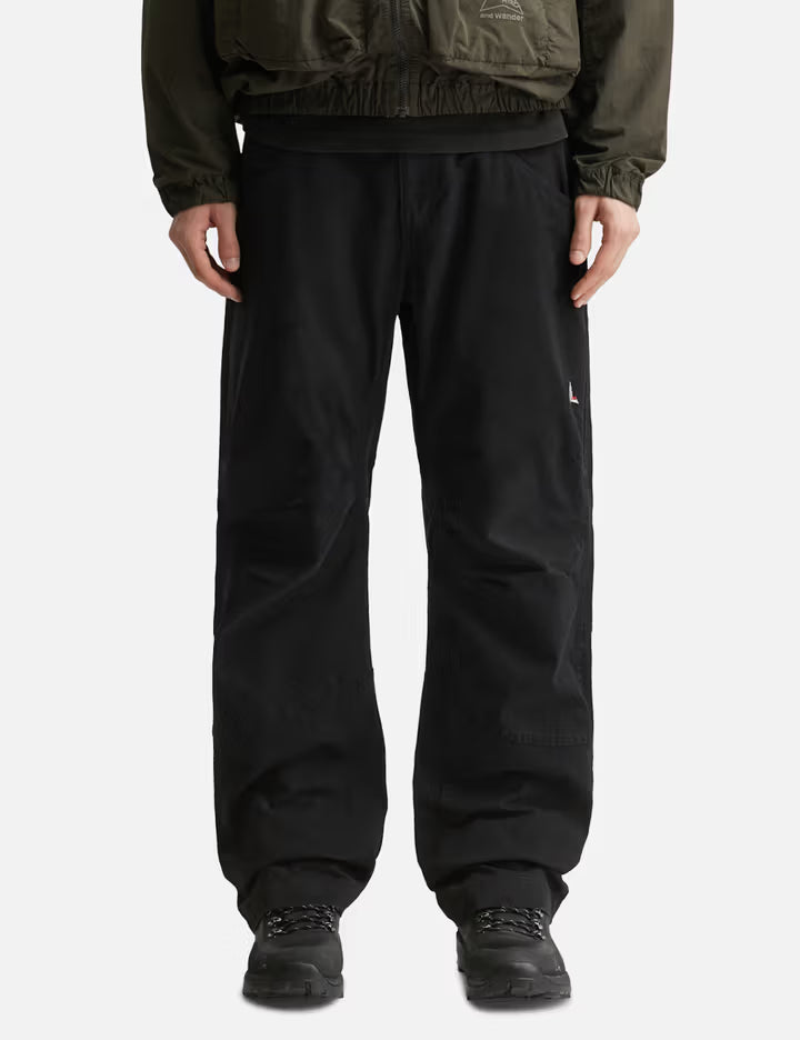 Crimp Shaped Cotton Pants