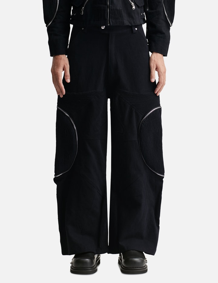 Sun of Metal Quilted Jeans