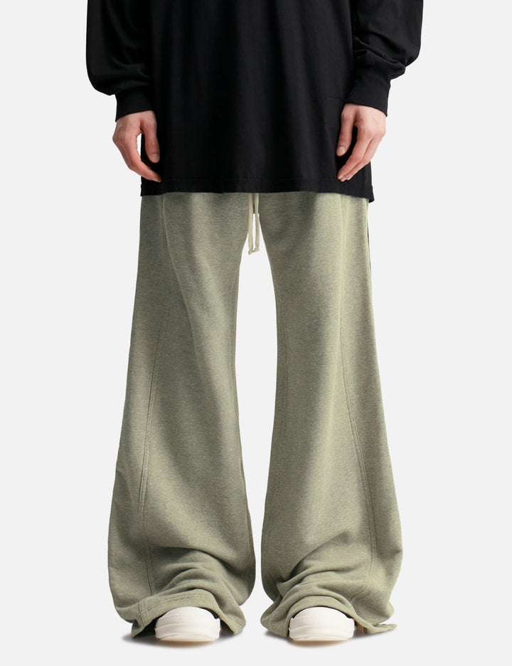 Wide Pusher Pants In Felpa