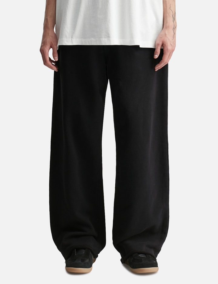 Wide-leg Cotton Trousers