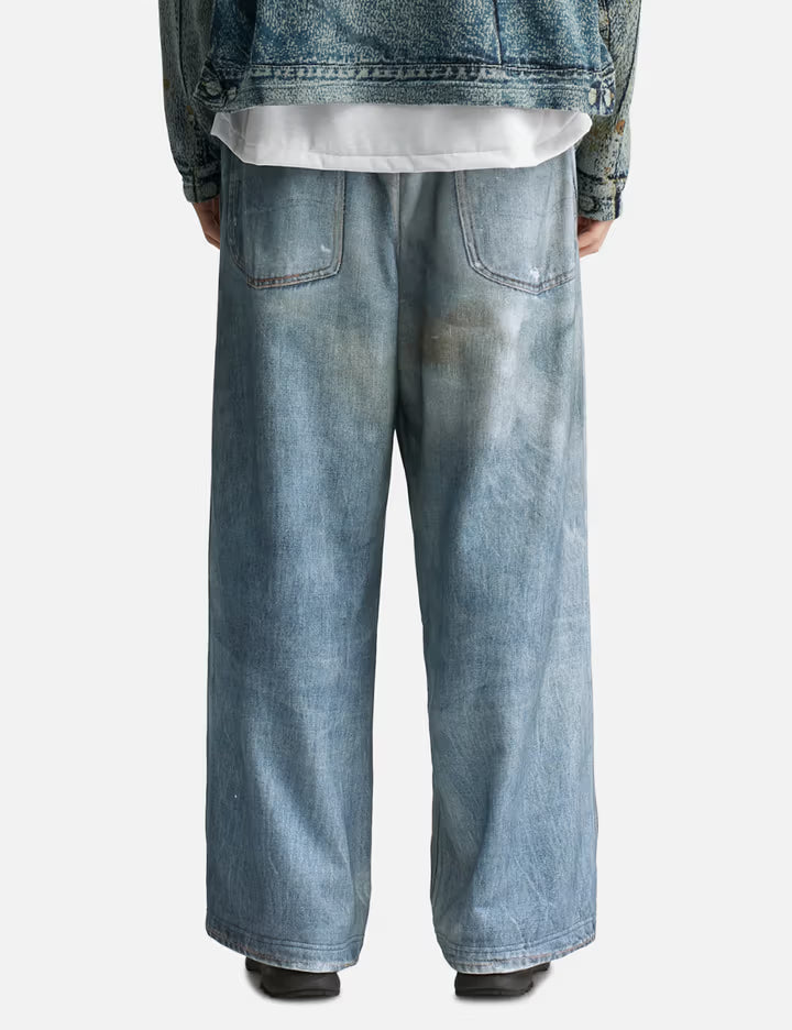 Trompe L'Oeil Denim Sweatpants