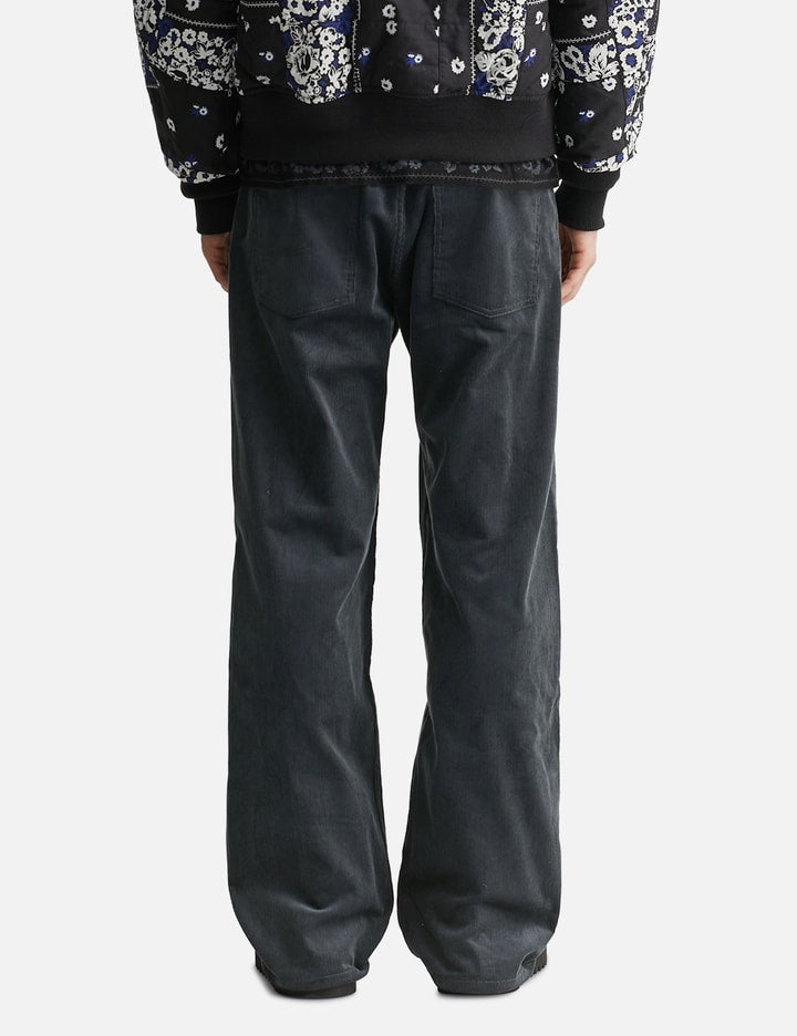Bandana Embroidery Corduroy Pants