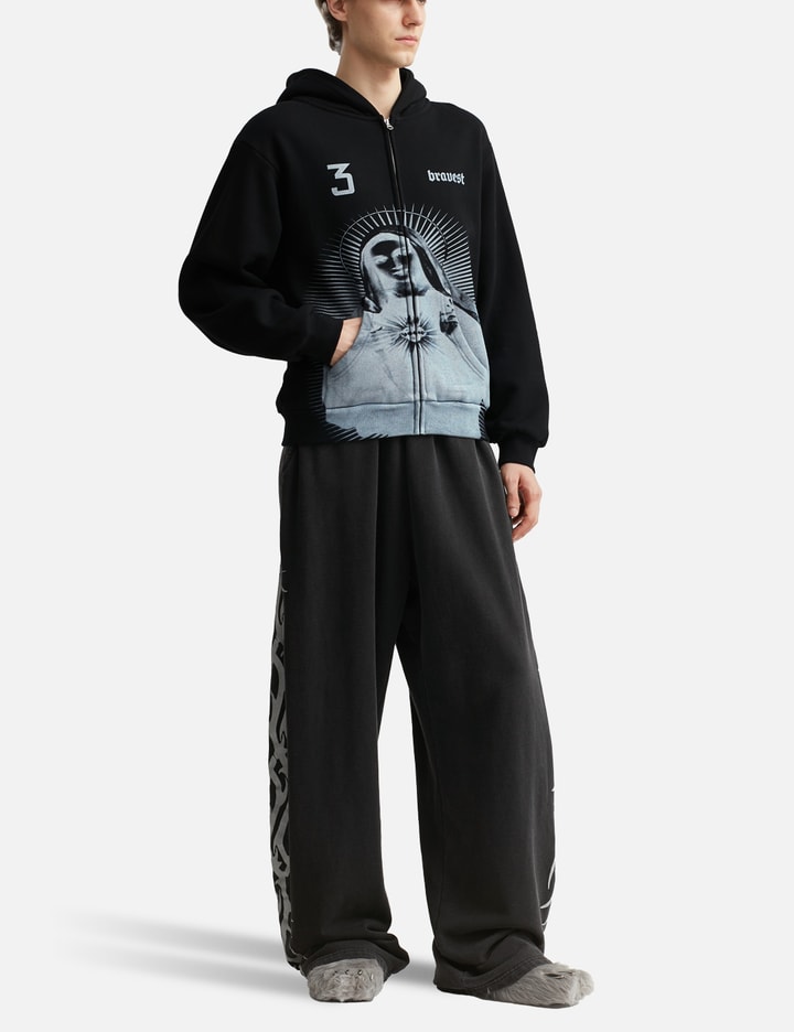 Vintage Black Tribal Baggy Sweatpants