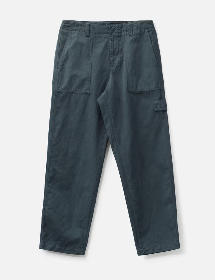 Cotton Linen Canvas_S.I.Ghost Fatigue Trousers
