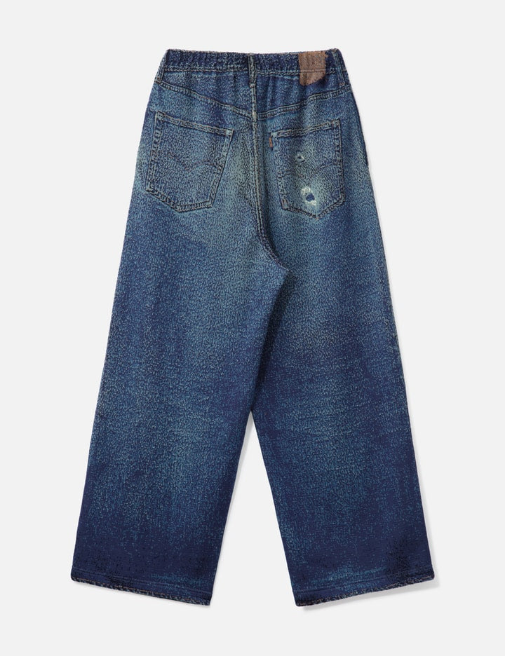 Knit Denim Pants