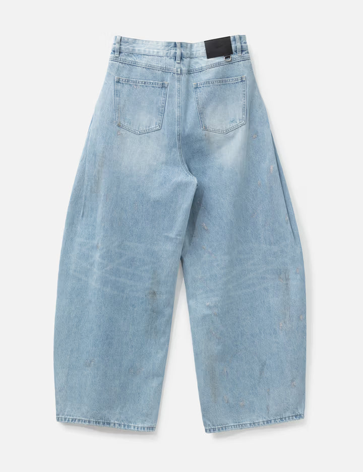 Layered Sparkle Denim Pants