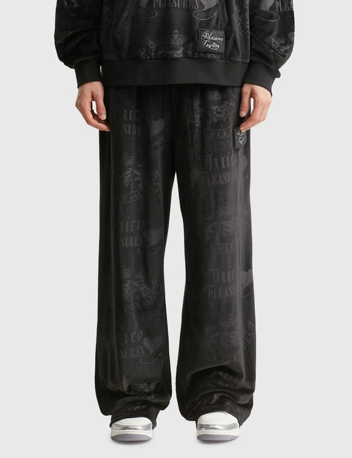 Pleasures x Juicy Couture Crest Velour Track Pants