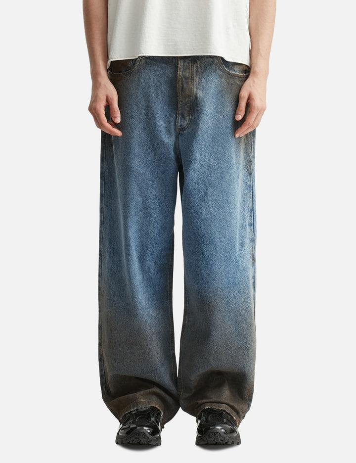 Dirt Stained Oversized Denim