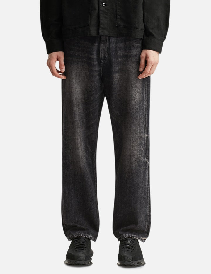 Washed Denim DP Basic Pants