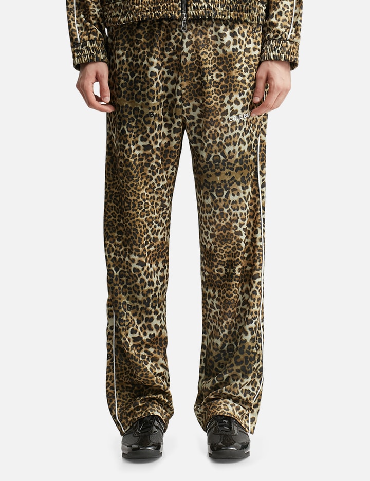 Leopard Piped Track Pants