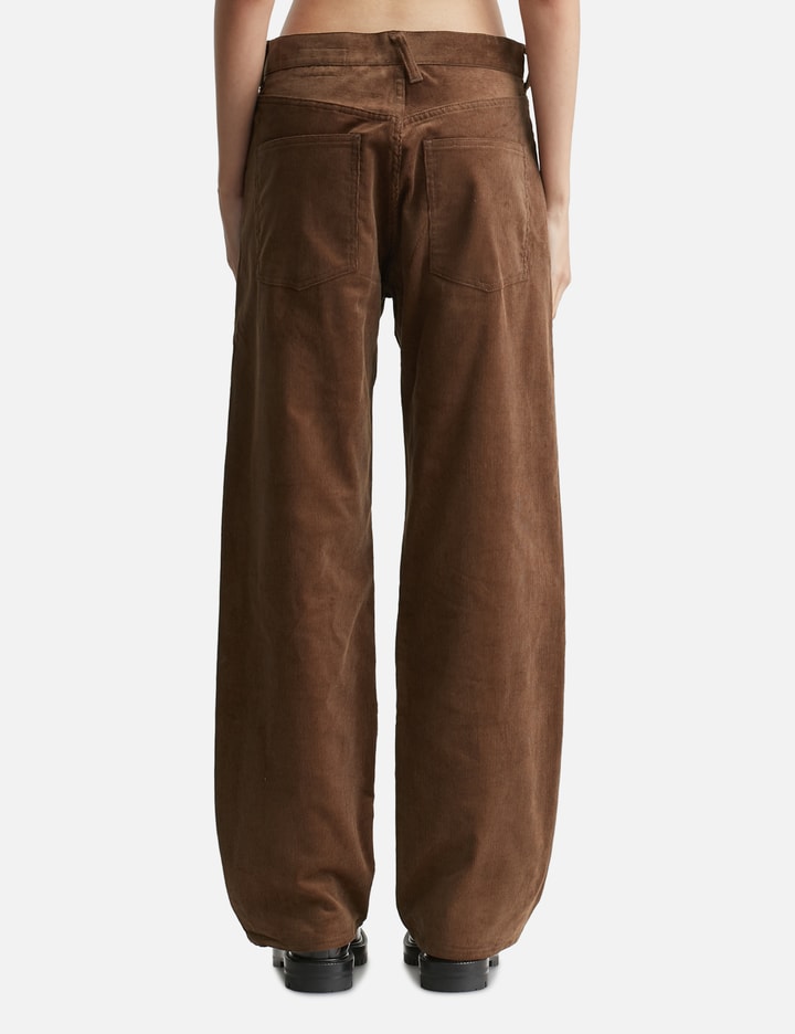 Bandana Embroidery Corduroy Pants