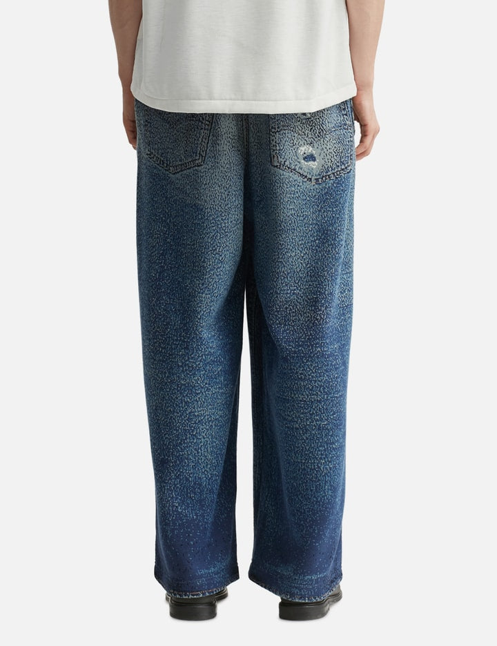 Knit Denim Pants