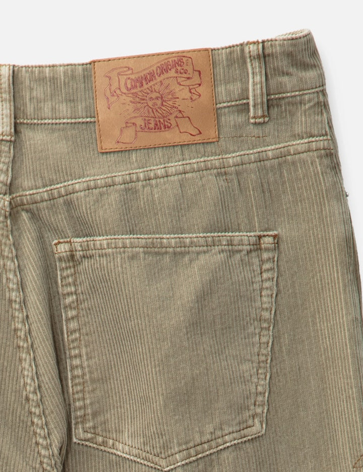 Corduroy Washed Semi Wide Pants