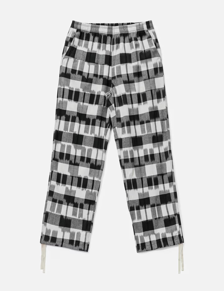 Ikat Check Easy Pants