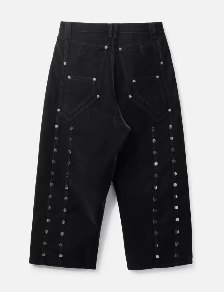 "Stephen" Black Baggy Pants