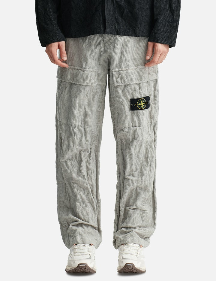 Wrinkled Corduroy 500-TC Cargo Trousers