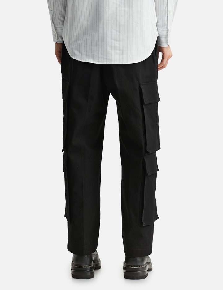 Washed Cotton Utility Chino Cargo Trouser