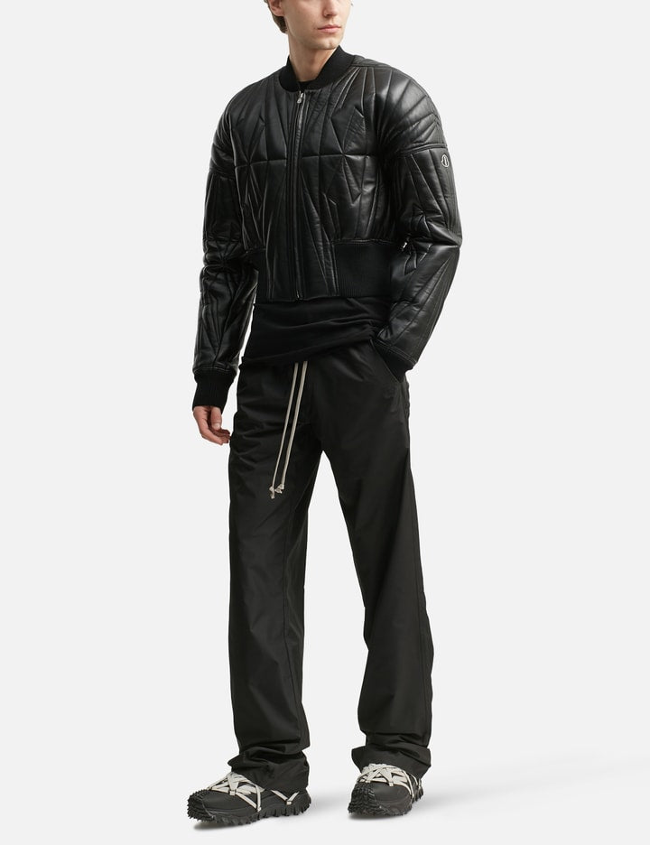 Moncler + Rick Owens Straight Leg Taffeta Trousers
