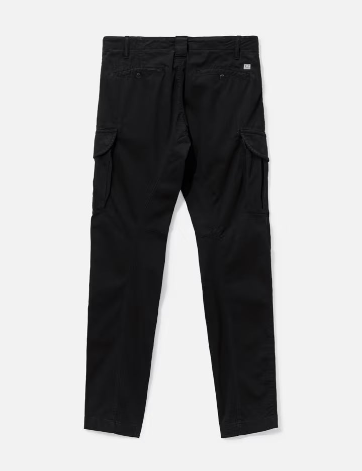 Stretch Sateen Cargo Lens Pants