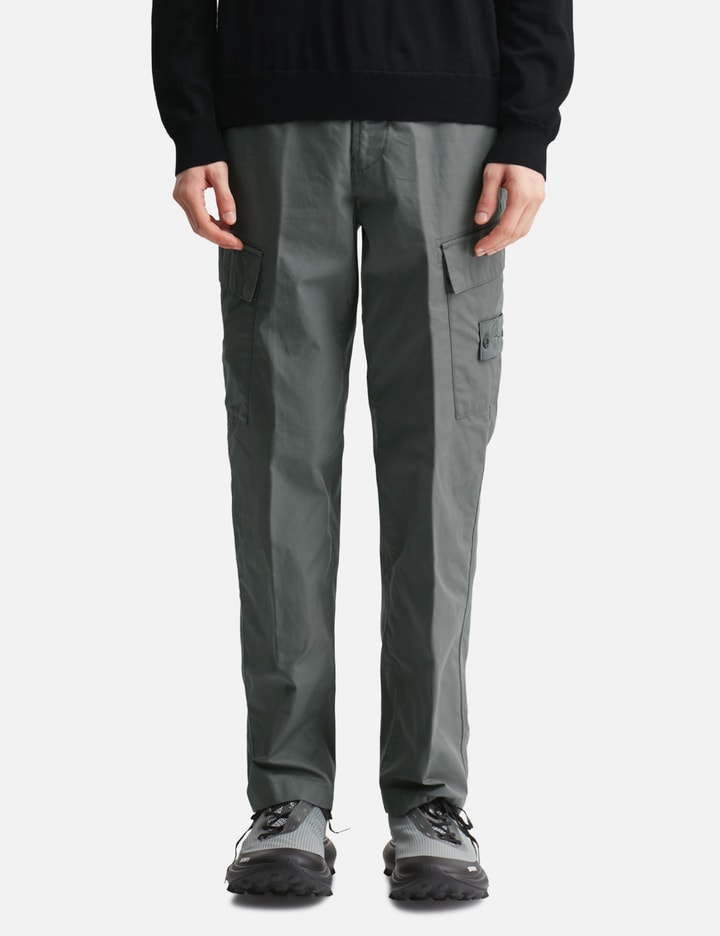 Weatherproof Cotton Canvas_Stone Island Ghost Cargo Trousers