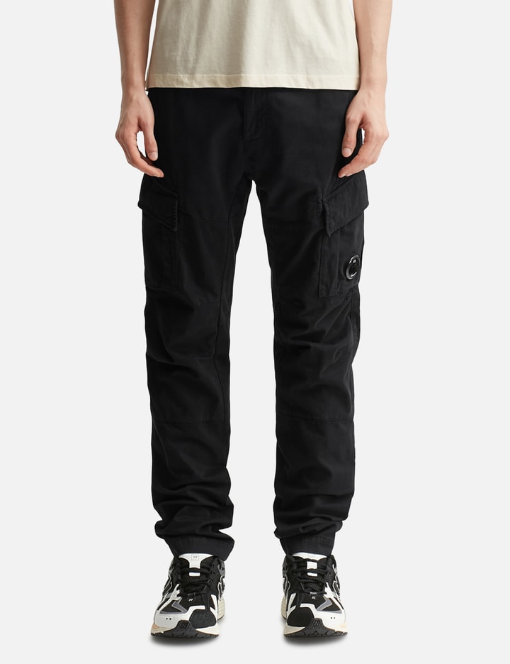 Stretch Sateen Cargo Lens Pants