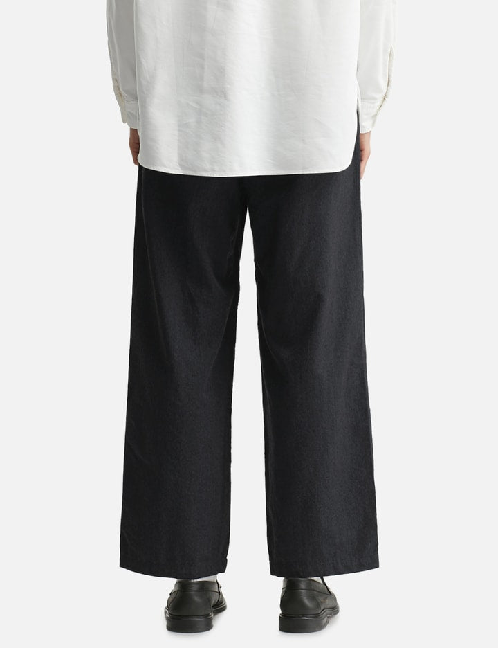 Wool Gabardine Pleat Pants